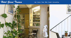 Desktop Screenshot of hotel-garni-trumm.de